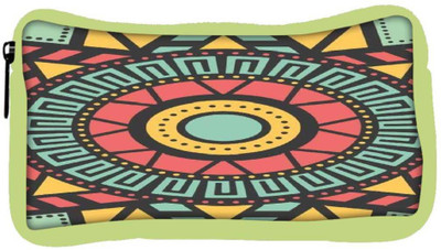 

Snoogg Eco Friendly Canvas Aztec Target Vision Student Pen Pencil Case Coin Purse Pouch Cosmetic Makeup Bag (GREEN) Pouch(Multicolor)