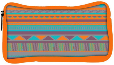 

Snoogg Eco Friendly Canvas Aztecprint Blue And Orange Student Pen Pencil Case Coin Purse Pouch Cosmetic Makeup Bag (ORANGE) Pouch(Multicolor)
