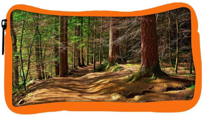 

Snoogg Eco Friendly Canvas Abstract Dense Forest Designer Student Pen Pencil Case Coin Purse Pouch Cosmetic Makeup Bag (ORANGE) Pouch(Multicolor)