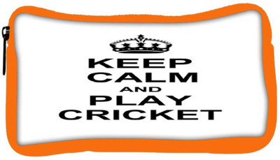 

Snoogg Eco Friendly Canvas Keep Calm And Play Cricket Student Pen Pencil Case Coin Purse Pouch Cosmetic Makeup Bag (ORANGE) Pouch(Multicolor)