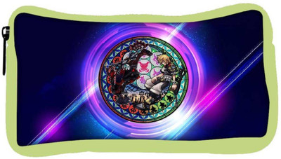 

Snoogg Eco Friendly Canvas Kingdom Hearts Designer Student Pen Pencil Case Coin Purse Pouch Cosmetic Makeup Bag (GREEN) Pouch(Multicolor)