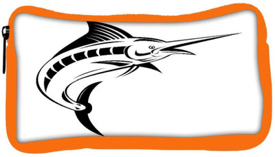 

Snoogg Eco Friendly Canvas Blue Marlin Jumping Student Pen Pencil Case Coin Purse Pouch Cosmetic Makeup Bag (ORANGE) Pouch(Multicolor)