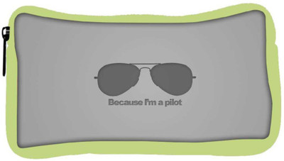 

Snoogg Eco Friendly Canvas I M A Pilot Designer Student Pen Pencil Case Coin Purse Pouch Cosmetic Makeup Bag (GREEN) Pouch(Multicolor)