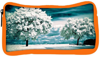 

Snoogg Eco Friendly Canvas White Frozen Trees Designer Student Pen Pencil Case Coin Purse Pouch Cosmetic Makeup Bag (ORANGE) Pouch(Multicolor)