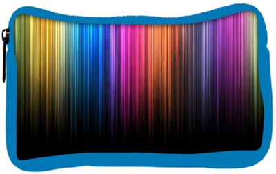 

Snoogg Eco Friendly Canvas Falling Colors Designer Student Pen Pencil Case Coin Purse Pouch Cosmetic Makeup Bag (BLUE) Pouch(Multicolor)