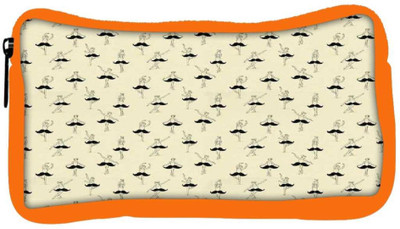 

Snoogg Eco Friendly Canvas Mustache Ballet Student Pen Pencil Case Coin Purse Pouch Cosmetic Makeup Bag (ORANGE) Pouch(Multicolor)