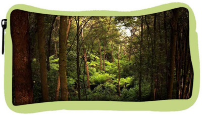

Snoogg Eco Friendly Canvas Dense Forest Designer Student Pen Pencil Case Coin Purse Pouch Cosmetic Makeup Bag (GREEN) Pouch(Multicolor)