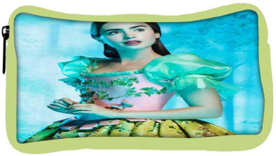 

Snoogg Eco Friendly Canvas Shy Chic Student Pen Pencil Case Coin Purse Pouch Cosmetic Makeup Bag (GREEN) Pouch(Multicolor)