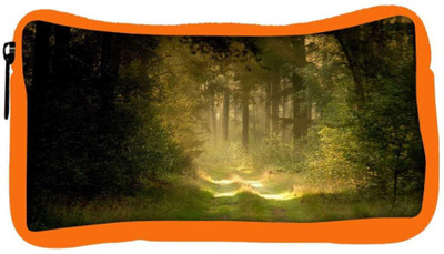 

Snoogg Eco Friendly Canvas Garden And Forest Designer Student Pen Pencil Case Coin Purse Pouch Cosmetic Makeup Bag (ORANGE) Pouch(Multicolor)