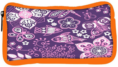 

Snoogg Eco Friendly Canvas Colorful Floral Seamless Pattern In Cartoon Style Seamless Pattern Student Pen Pencil Case Coin Purse Pouch Cosmetic Makeup Bag (ORANGE) Pouch(Multicolor)