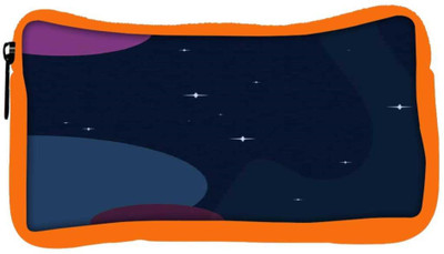 

Snoogg Eco Friendly Canvas Night Starts 2521 Student Pen Pencil Case Coin Purse Pouch Cosmetic Makeup Bag (ORANGE) Pouch(Multicolor)
