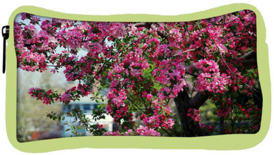 

Snoogg Eco Friendly Canvas Bunch Of Flowers Designer Student Pen Pencil Case Coin Purse Pouch Cosmetic Makeup Bag (GREEN) Pouch(Multicolor)