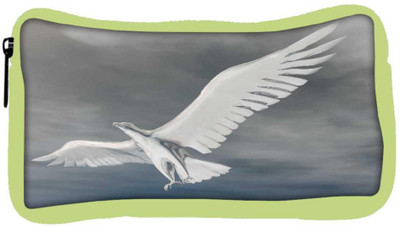 

Snoogg Eco Friendly Canvas Eagle Student Pen Pencil Case Coin Purse Pouch Cosmetic Makeup Bag (GREEN) Pouch(Multicolor)