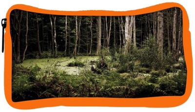 

Snoogg Eco Friendly Canvas Broken Forest Designer Student Pen Pencil Case Coin Purse Pouch Cosmetic Makeup Bag (ORANGE) Pouch(Multicolor)
