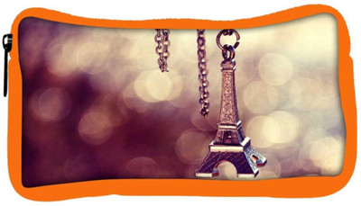 

Snoogg Eco Friendly Canvas Cute Eiffel Tower Designer Student Pen Pencil Case Coin Purse Pouch Cosmetic Makeup Bag (ORANGE) Pouch(Multicolor)