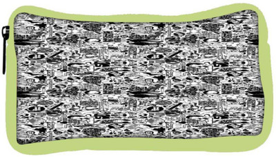 

Snoogg Eco Friendly Canvas Life Cycle Uno Student Pen Pencil Case Coin Purse Pouch Cosmetic Makeup Bag (GREEN) Pouch(Multicolor)