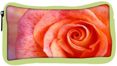 

Snoogg Eco Friendly Canvas Abstract Rose Designer Student Pen Pencil Case Coin Purse Pouch Cosmetic Makeup Bag (GREEN) Pouch(Multicolor)