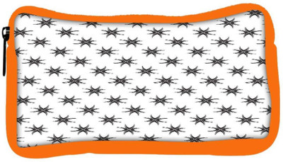

Snoogg Eco Friendly Canvas Small Amazed Pattern Designer Student Pen Pencil Case Coin Purse Pouch Cosmetic Makeup Bag (ORANGE) Pouch(Multicolor)