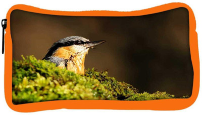 

Snoogg Eco Friendly Canvas Morning Sparrow Designer Student Pen Pencil Case Coin Purse Pouch Cosmetic Makeup Bag (ORANGE) Pouch(Multicolor)