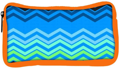 

Snoogg Eco Friendly Canvas Blue Shades Pattern 2574 Student Pen Pencil Case Coin Purse Pouch Cosmetic Makeup Bag (ORANGE) Pouch(Multicolor)