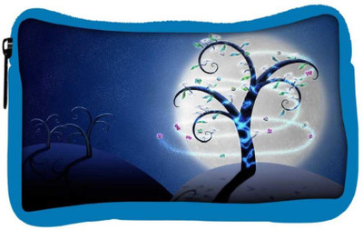 

Snoogg Eco Friendly Canvas White Moon Tree Designer Student Pen Pencil Case Coin Purse Pouch Cosmetic Makeup Bag (BLUE) Pouch(Multicolor)