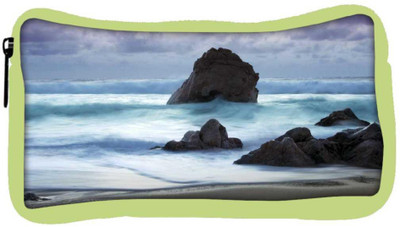 

Snoogg Eco Friendly Canvas Beach View Designer Student Pen Pencil Case Coin Purse Pouch Cosmetic Makeup Bag (GREEN) Pouch(Multicolor)