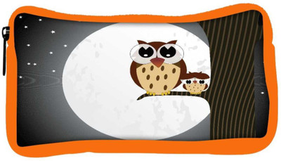 

Snoogg Eco Friendly Canvas Owl Sit On Branch With Baby Owl Student Pen Pencil Case Coin Purse Pouch Cosmetic Makeup Bag (ORANGE) Pouch(Multicolor)