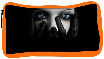 

Snoogg Eco Friendly Canvas Lady Eyes Designer Student Pen Pencil Case Coin Purse Pouch Cosmetic Makeup Bag (ORANGE) Pouch(Multicolor)
