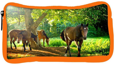 

Snoogg Eco Friendly Canvas Brown Horse Designer Student Pen Pencil Case Coin Purse Pouch Cosmetic Makeup Bag (ORANGE) Pouch(Multicolor)