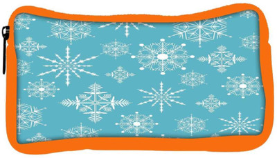 

Snoogg Eco Friendly Canvas Christmas Spring Blue Designer Student Pen Pencil Case Coin Purse Pouch Cosmetic Makeup Bag (ORANGE) Pouch(Multicolor)