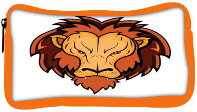 

Snoogg Eco Friendly Canvas Lion Mascot Student Pen Pencil Case Coin Purse Pouch Cosmetic Makeup Bag (ORANGE) Pouch(Multicolor)