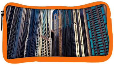 

Snoogg Eco Friendly Canvas City Highlights Designer Student Pen Pencil Case Coin Purse Pouch Cosmetic Makeup Bag (ORANGE) Pouch(Multicolor)