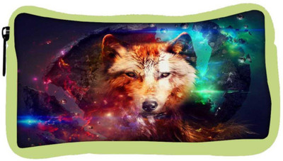 

Snoogg Eco Friendly Canvas Wolf Of Hearts Student Pen Pencil Case Coin Purse Pouch Cosmetic Makeup Bag (GREEN) Pouch(Multicolor)