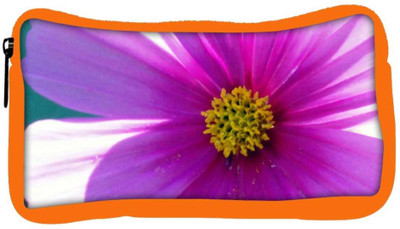 

Snoogg Eco Friendly Canvas Simple Flower Designer Student Pen Pencil Case Coin Purse Pouch Cosmetic Makeup Bag (ORANGE) Pouch(Multicolor)
