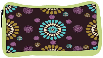 

Snoogg Eco Friendly Canvas Mixed Floral Designer Student Pen Pencil Case Coin Purse Pouch Cosmetic Makeup Bag (GREEN) Pouch(Multicolor)