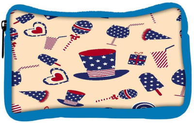 

Snoogg Eco Friendly Canvas Us Hat Designer Student Pen Pencil Case Coin Purse Pouch Cosmetic Makeup Bag (BLUE) Pouch(Multicolor)
