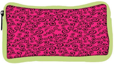

Snoogg Eco Friendly Canvas Abstract Pink Pattern Designer Student Pen Pencil Case Coin Purse Pouch Cosmetic Makeup Bag (GREEN) Pouch(Multicolor)