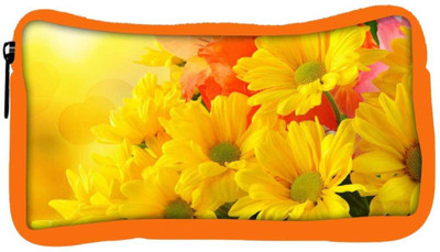 

Snoogg Eco Friendly Canvas Pink Flower Designer Student Pen Pencil Case Coin Purse Pouch Cosmetic Makeup Bag (ORANGE) Pouch(Multicolor)