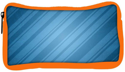 

Snoogg Eco Friendly Canvas Wrapping Paper Blue Designer Student Pen Pencil Case Coin Purse Pouch Cosmetic Makeup Bag (ORANGE) Pouch(Multicolor)