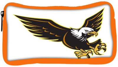 

Snoogg Eco Friendly Canvas American Bald Eagle Flying Student Pen Pencil Case Coin Purse Pouch Cosmetic Makeup Bag (ORANGE) Pouch(Multicolor)