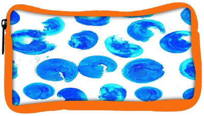 

Snoogg Eco Friendly Canvas Blue Abstract Paint Designer Student Pen Pencil Case Coin Purse Pouch Cosmetic Makeup Bag (ORANGE) Pouch(Multicolor)