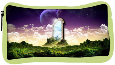

Snoogg Eco Friendly Canvas Magical Door Designer Student Pen Pencil Case Coin Purse Pouch Cosmetic Makeup Bag (GREEN) Pouch(Multicolor)