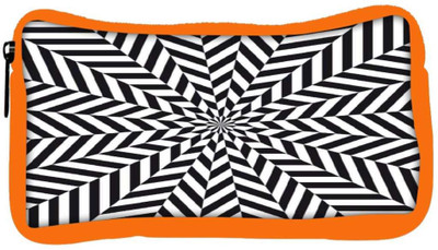 

Snoogg Eco Friendly Canvas Psychedelic Pull 2461 Student Pen Pencil Case Coin Purse Pouch Cosmetic Makeup Bag (ORANGE) Pouch(Multicolor)