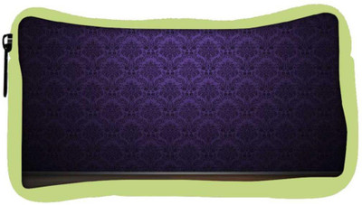 

Snoogg Eco Friendly Canvas Purple Wall Pattern Design Designer Student Pen Pencil Case Coin Purse Pouch Cosmetic Makeup Bag (GREEN) Pouch(Multicolor)