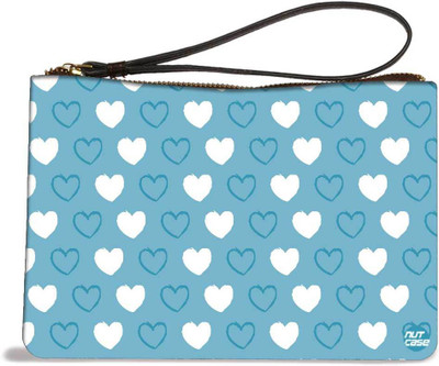 

Nutcase Blue Valentine Hearts Pouch(Multicolor)