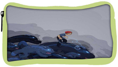 

Snoogg Eco Friendly Canvas Boy Riding The Bull 2596 Student Pen Pencil Case Coin Purse Pouch Cosmetic Makeup Bag (GREEN) Pouch(Multicolor)