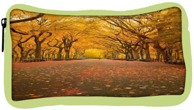 

Snoogg Eco Friendly Canvas 7 Student Pen Pencil Case Coin Purse Pouch Cosmetic Makeup Bag (GREEN) Pouch(Multicolor)