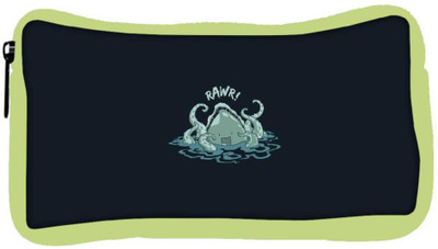

Snoogg Eco Friendly Canvas Cute Octopus Funny Designer Student Pen Pencil Case Coin Purse Pouch Cosmetic Makeup Bag (GREEN) Pouch(Multicolor)