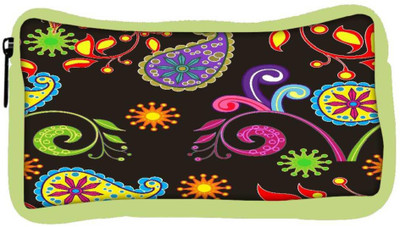

Snoogg Eco Friendly Canvas Multicolor Abstract Pattern Designer Student Pen Pencil Case Coin Purse Pouch Cosmetic Makeup Bag (GREEN) Pouch(Multicolor)