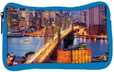 

Snoogg Eco Friendly Canvas Lightful Bridge Designer Student Pen Pencil Case Coin Purse Pouch Cosmetic Makeup Bag (BLUE) Pouch(Multicolor)